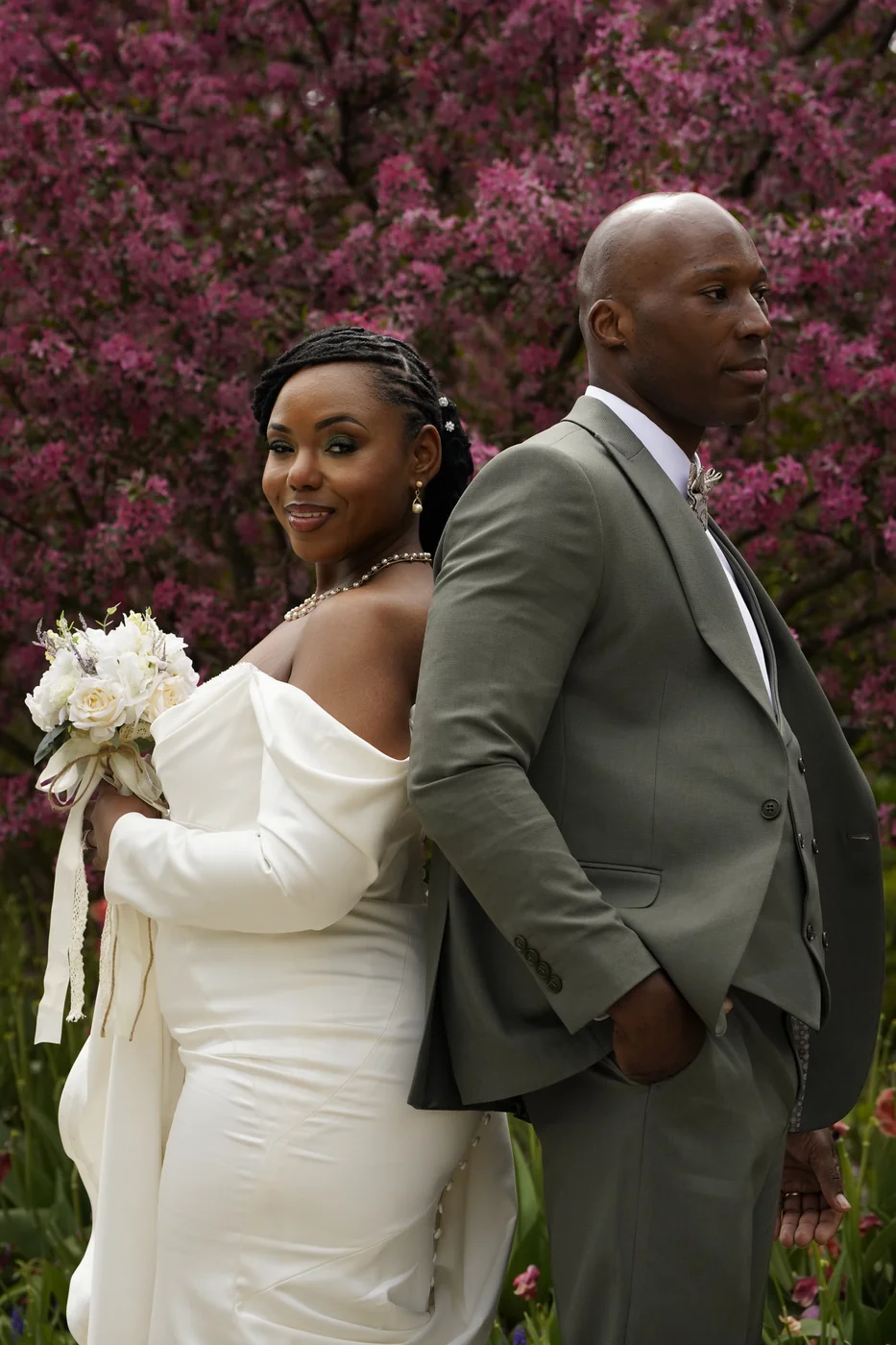Jasmine and Thomas at the Chicago Botanic Garden
