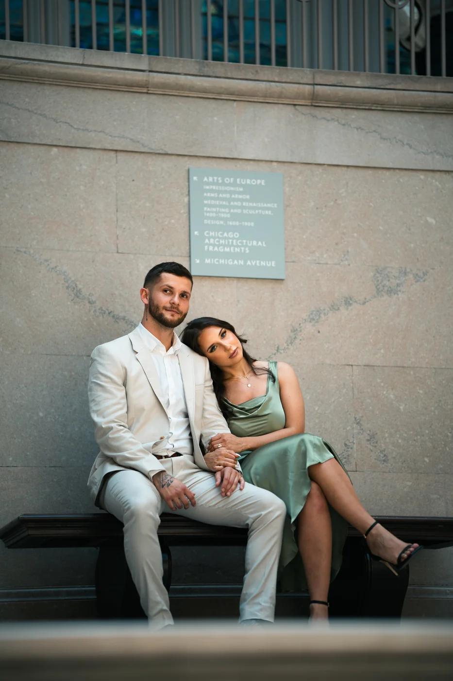 Karolina and Daniel at the Art Institute of Chicago