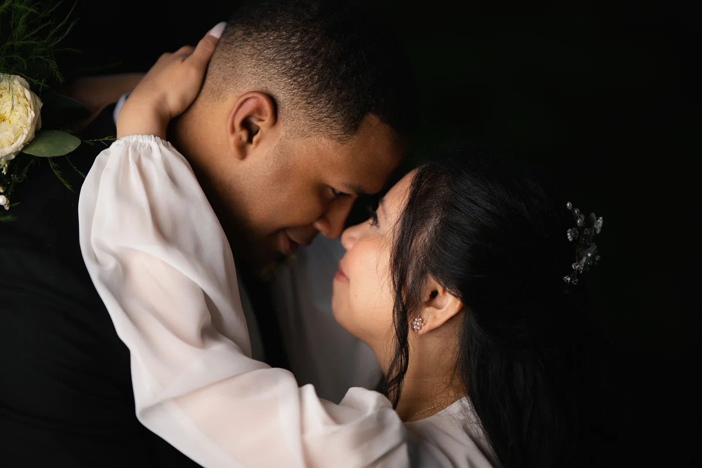 Rochelle and Joshua after the ceremony