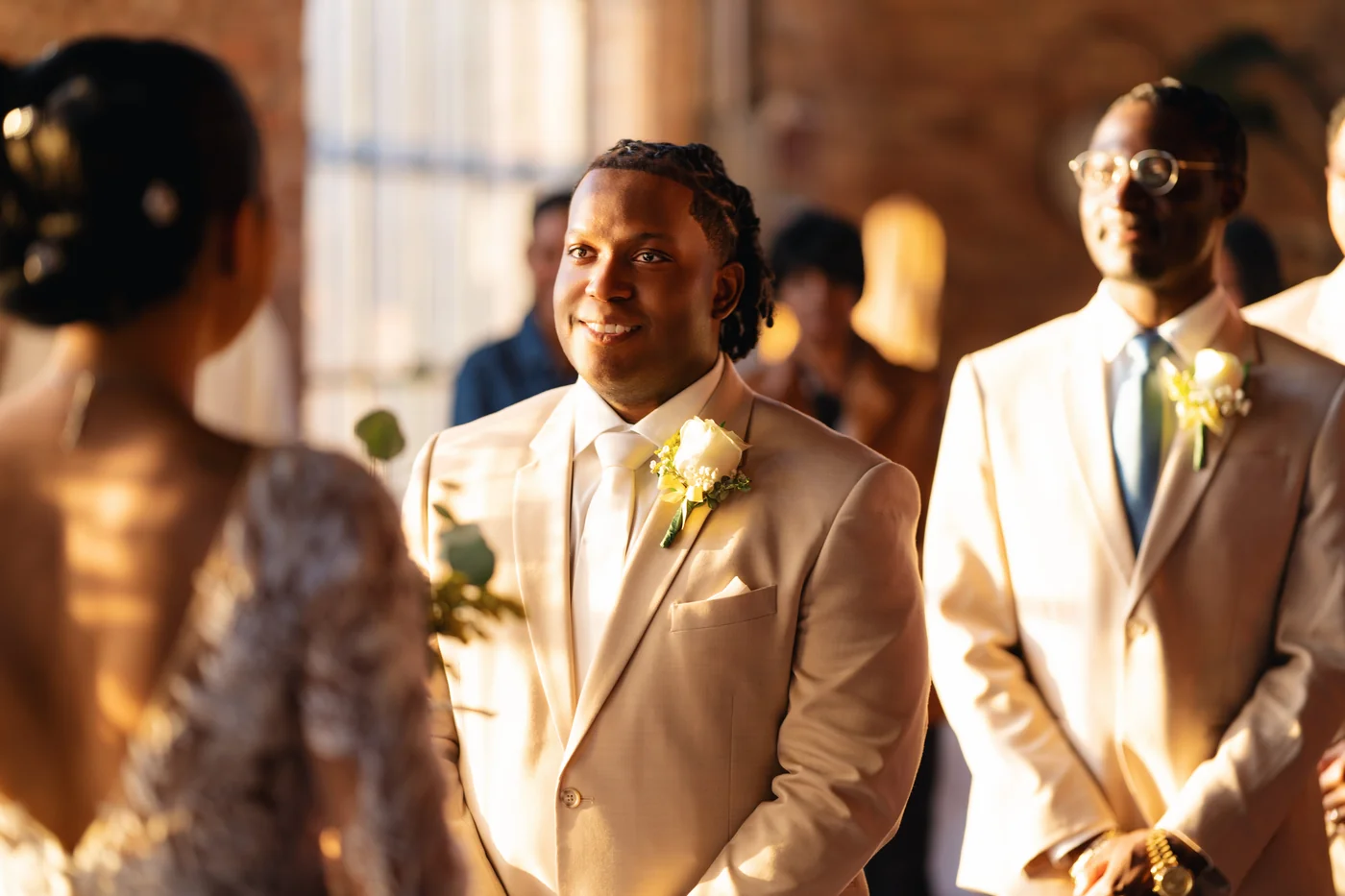 Sydney and Melvin's ceremony in Chicago