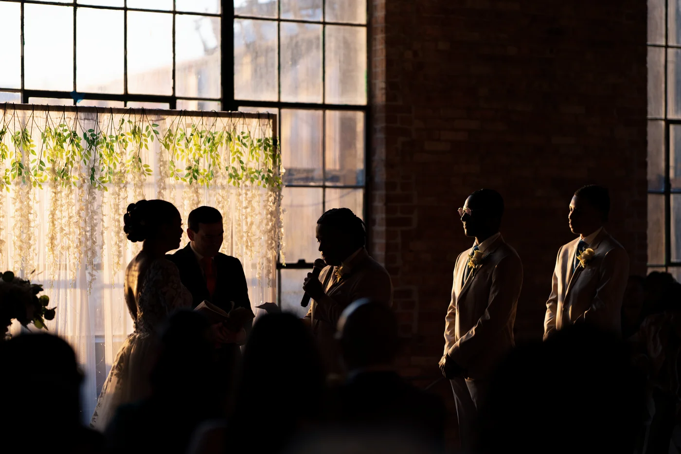 Sydney and Melvin's ceremony in Chicago