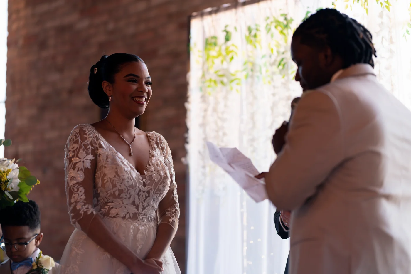Sydney and Melvin's ceremony in Chicago