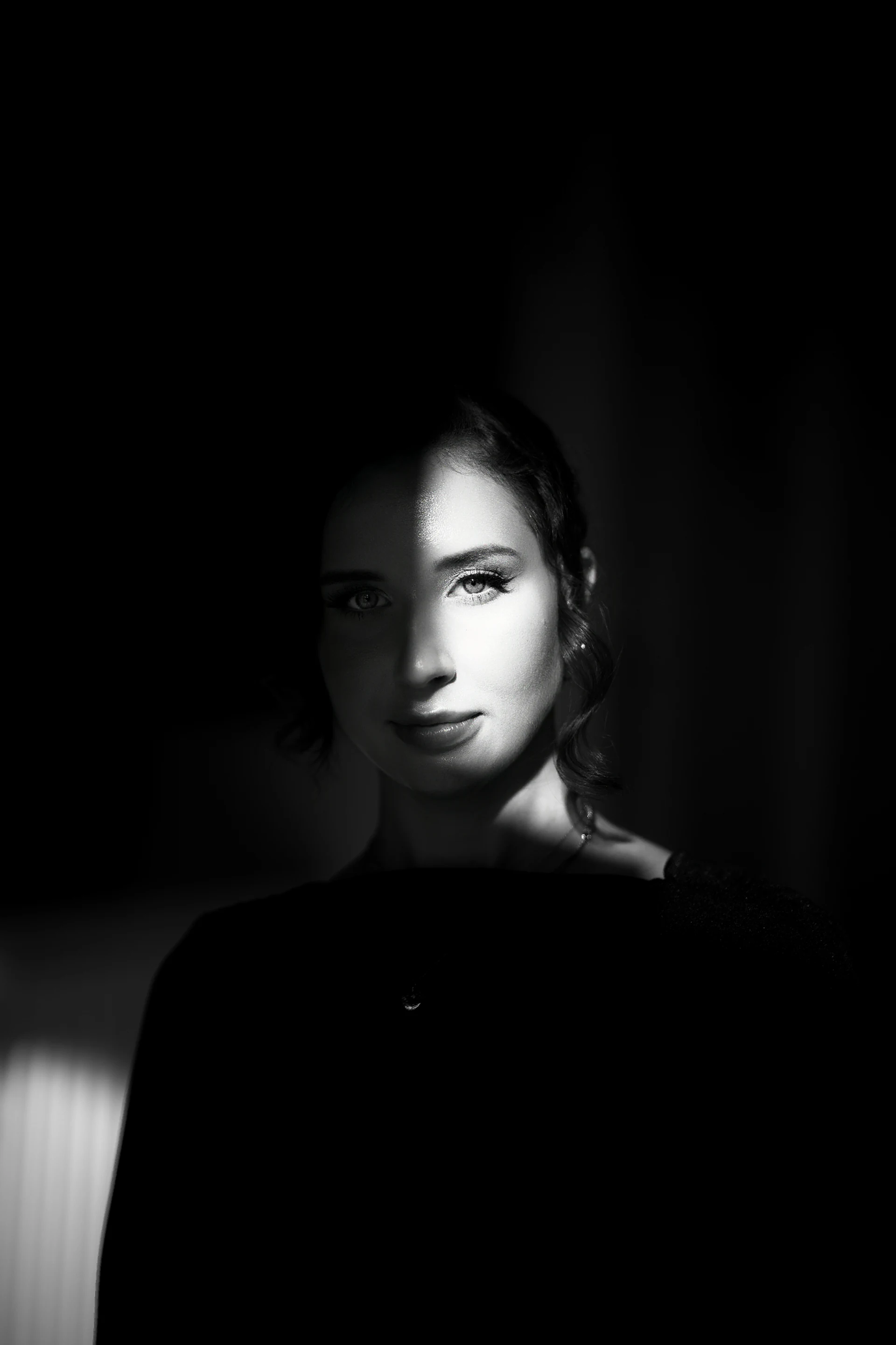 Fine art portrait at the home studio